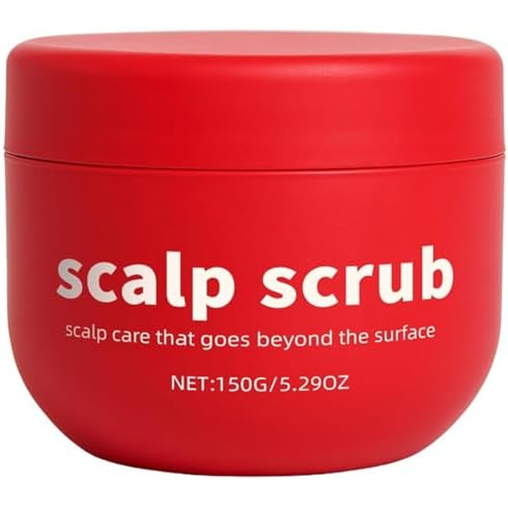 Bekynd Beauty avocado oil scalp scrub jar front view