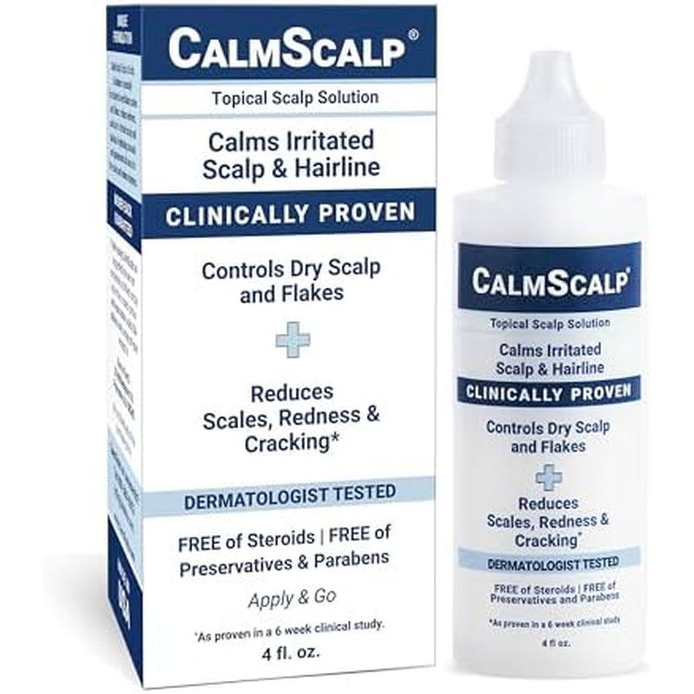 CalmScalp Topical Scalp Treatment 4 Fluid Ounce bottle front view