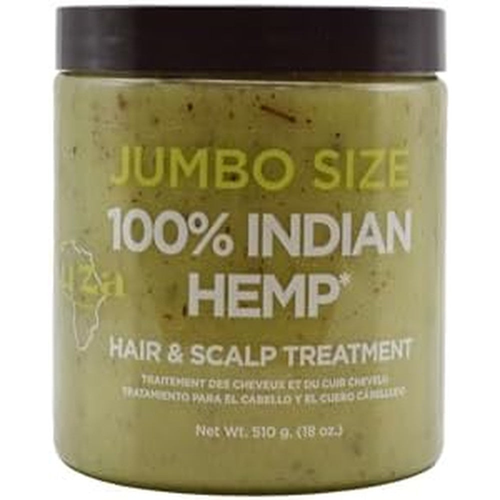 Kuza 100% Indian Hemp Hair and Scalp Treatment 18 ounce jar front view
