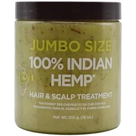 Kuza 100% Indian Hemp Hair and Scalp Treatment 18 ounce jar front view
