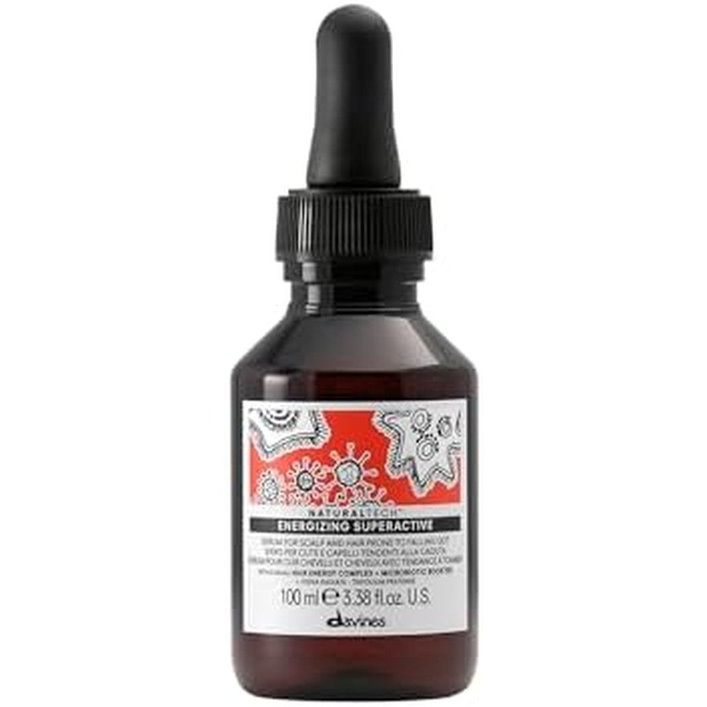 Davines Naturaltech Energizing Superactive bottle front view with dropper