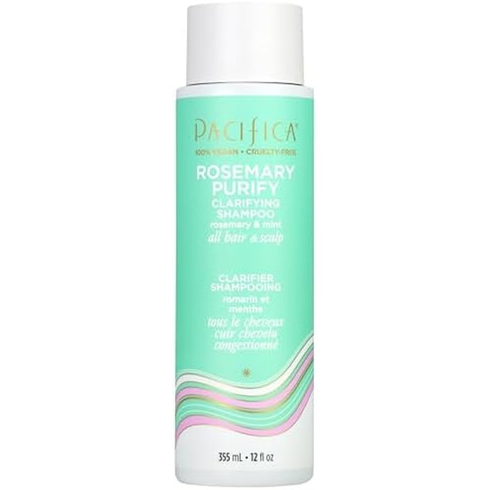 Pacifica Rosemary Purify Invigorating Clarifying Shampoo front bottle view