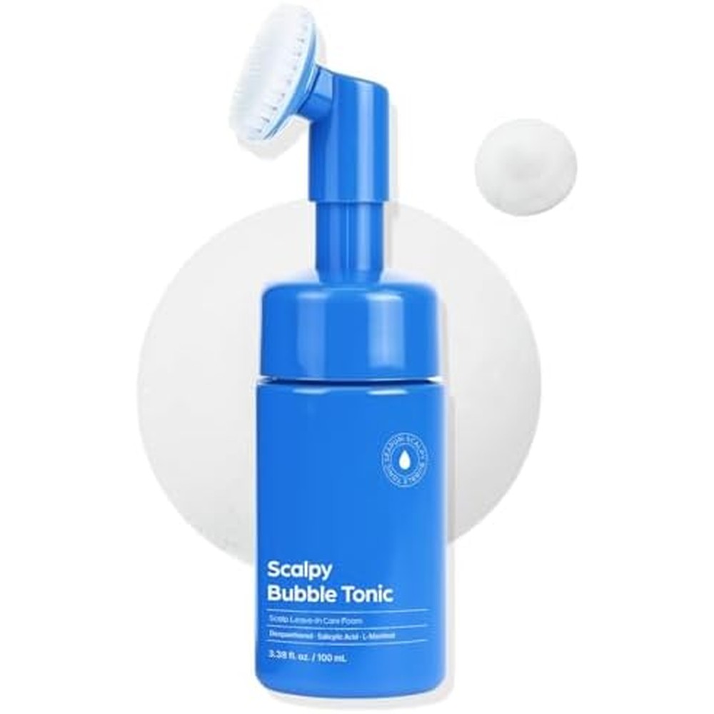 Seapuri Scalpy Bubble Tonic front view bottle packaging with applicator