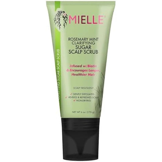 Mielle Organics Rosemary and Mint Sugar Exfoliating Scalp Scrub front packaging view