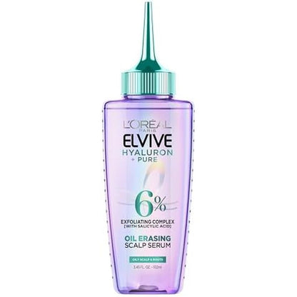 Loreal Paris Elvive Hyaluron Plus Pure Oil Erasing Scalp Serum front view