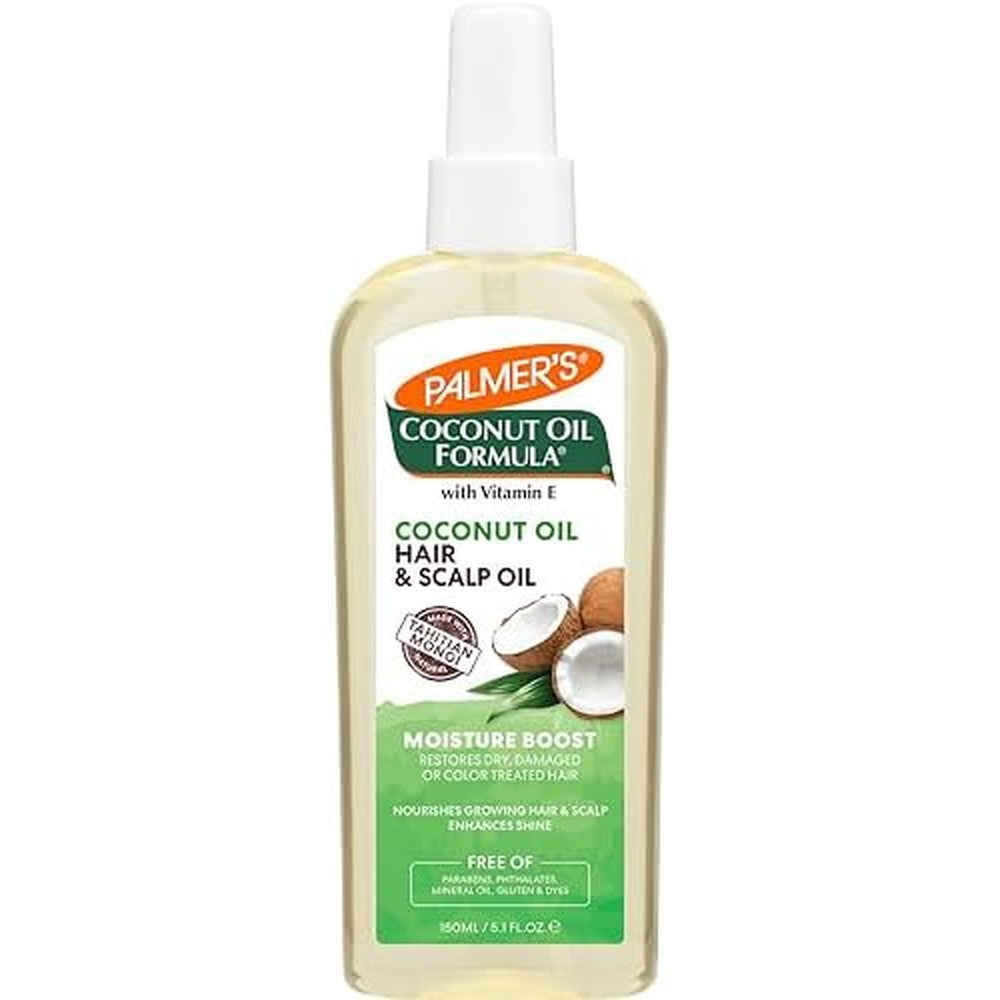 Palmers Coconut Oil Moisture Boost Hair and Scalp Oil Spray front view