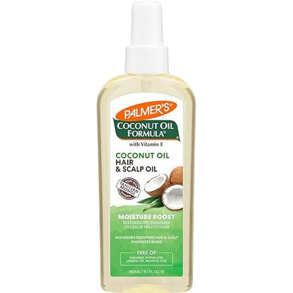 Palmers Coconut Oil Moisture Boost Hair and Scalp Oil Spray front view