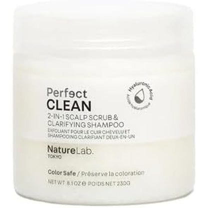NatureLab Tokyo Perfect Clean Scalp Scrub and Clarifying Shampoo front view