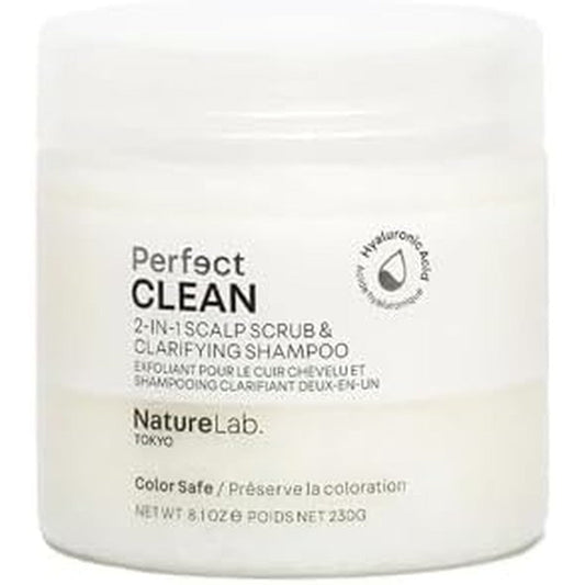 NatureLab Tokyo Perfect Clean Scalp Scrub and Clarifying Shampoo front view