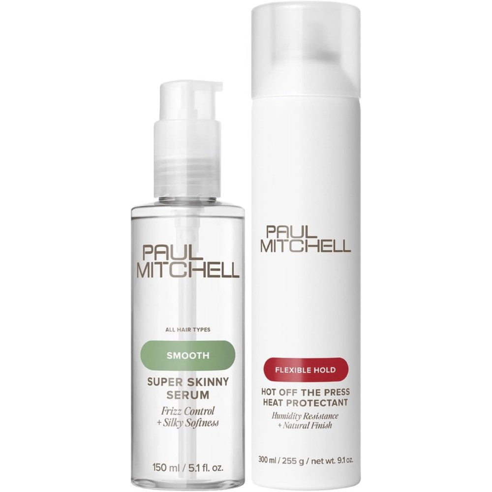 Paul Mitchell California Dreaming Smooth Roads Duo Set front view showing styling products and bottles.