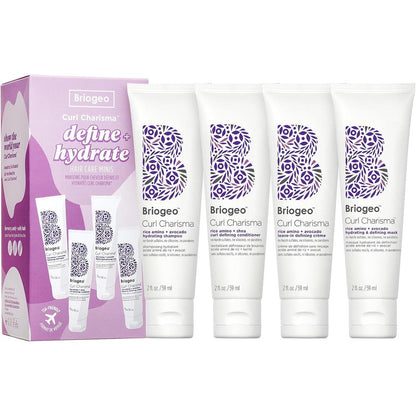 Briogeo Curl Charisma Define and Hydrate Minis Kit front packaging view