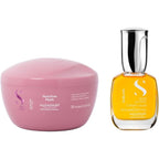 Alfaparf Milano moisture hair mask and serum set front view
