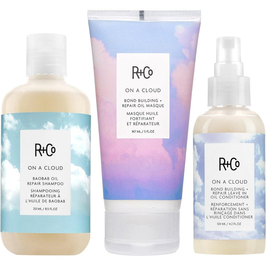R+Co On A Cloud Baobab Repair Shampoo bottle front view