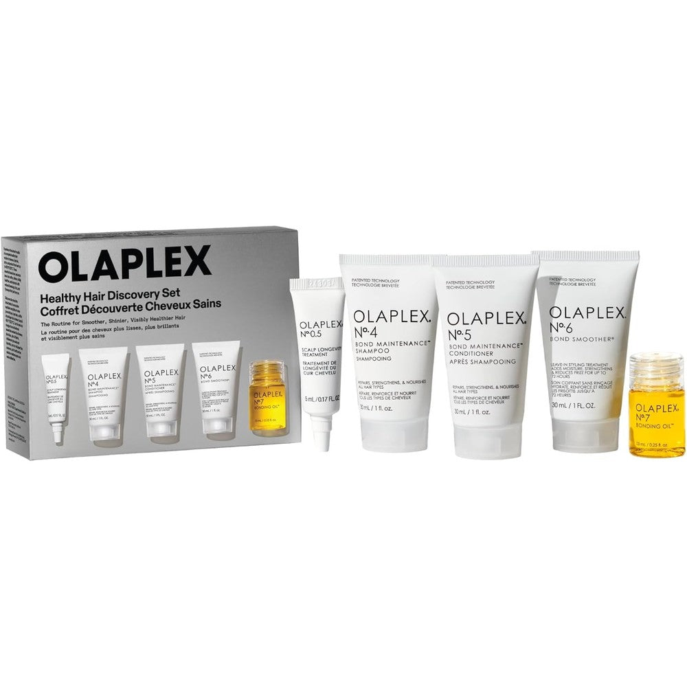 Olaplex Healthy Hair Discovery Set front view travel kit