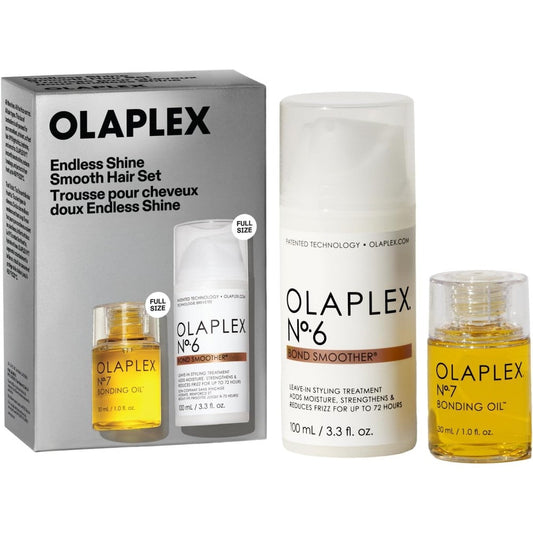 Olaplex Endless Shine Smooth Hair Gift Set front view packaging