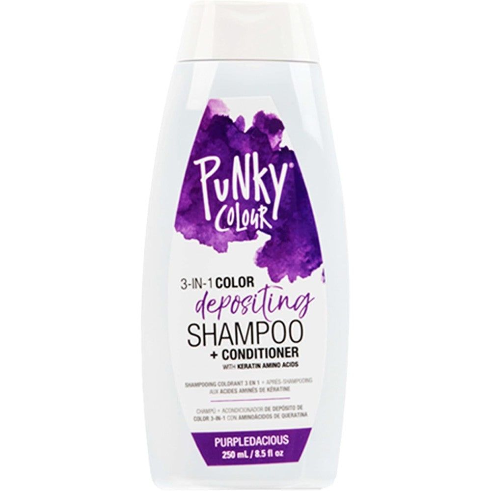 Punky Colour 3-in-1 Color Depositing Conditioner Purpledacious front view