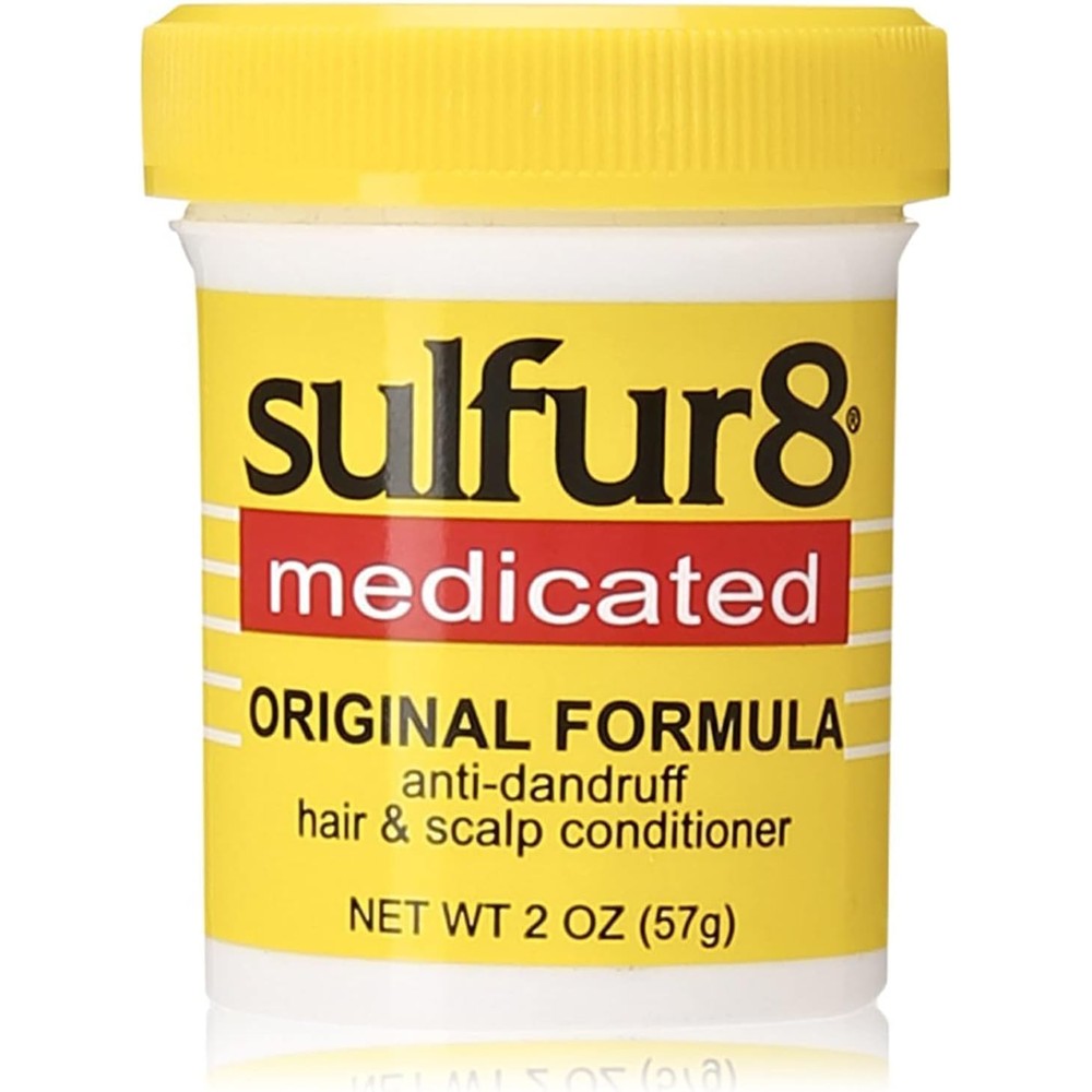 Sulfur8 Medicated Regular Formula Anti-Dandruff Conditioner 2 Ounce container front view