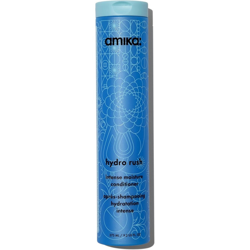 Amika Hydro Rush Intense Moisture Conditioner front view bottle