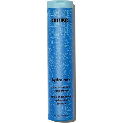 Amika Hydro Rush Intense Moisture Conditioner front view bottle