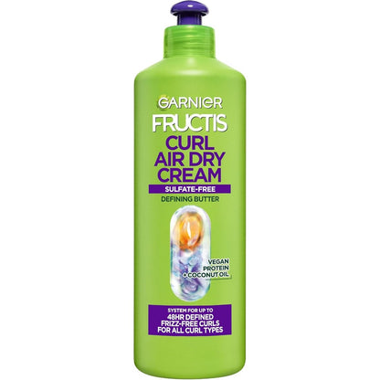 Garnier Fructis Curl Nourish Air Dry Cream XL front bottle view