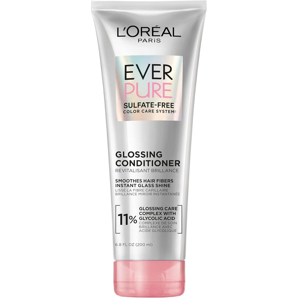 L'Oreal Paris EverPure Glossing Sulfate Free Conditioner front view bottle