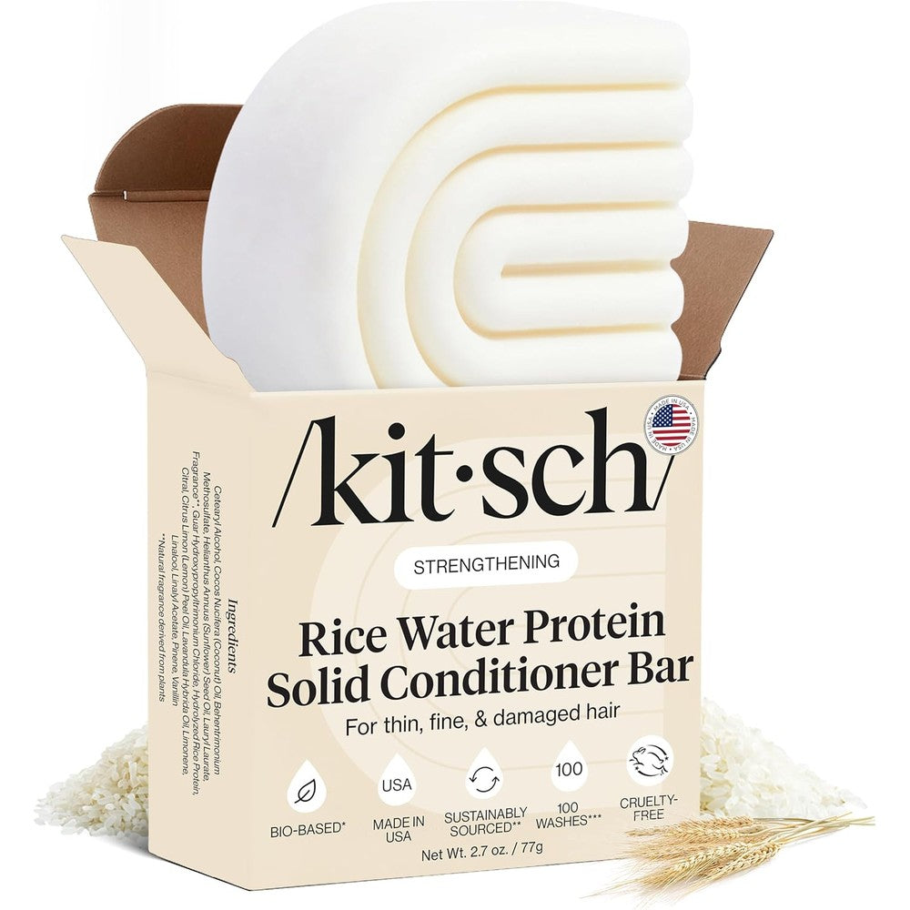 Kitsch Rice Water Conditioner Bar front view packaging