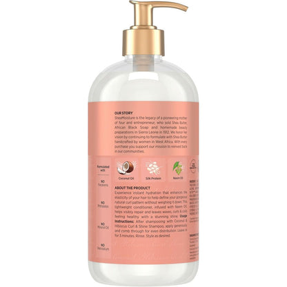 Shea Moisture Coconut and Hibiscus Curl and Shine Conditioner front view