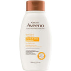 Aveeno Apple Cider Vinegar Clarifying Shampoo for oily hair and scalp relief  & aveeno moisturizing