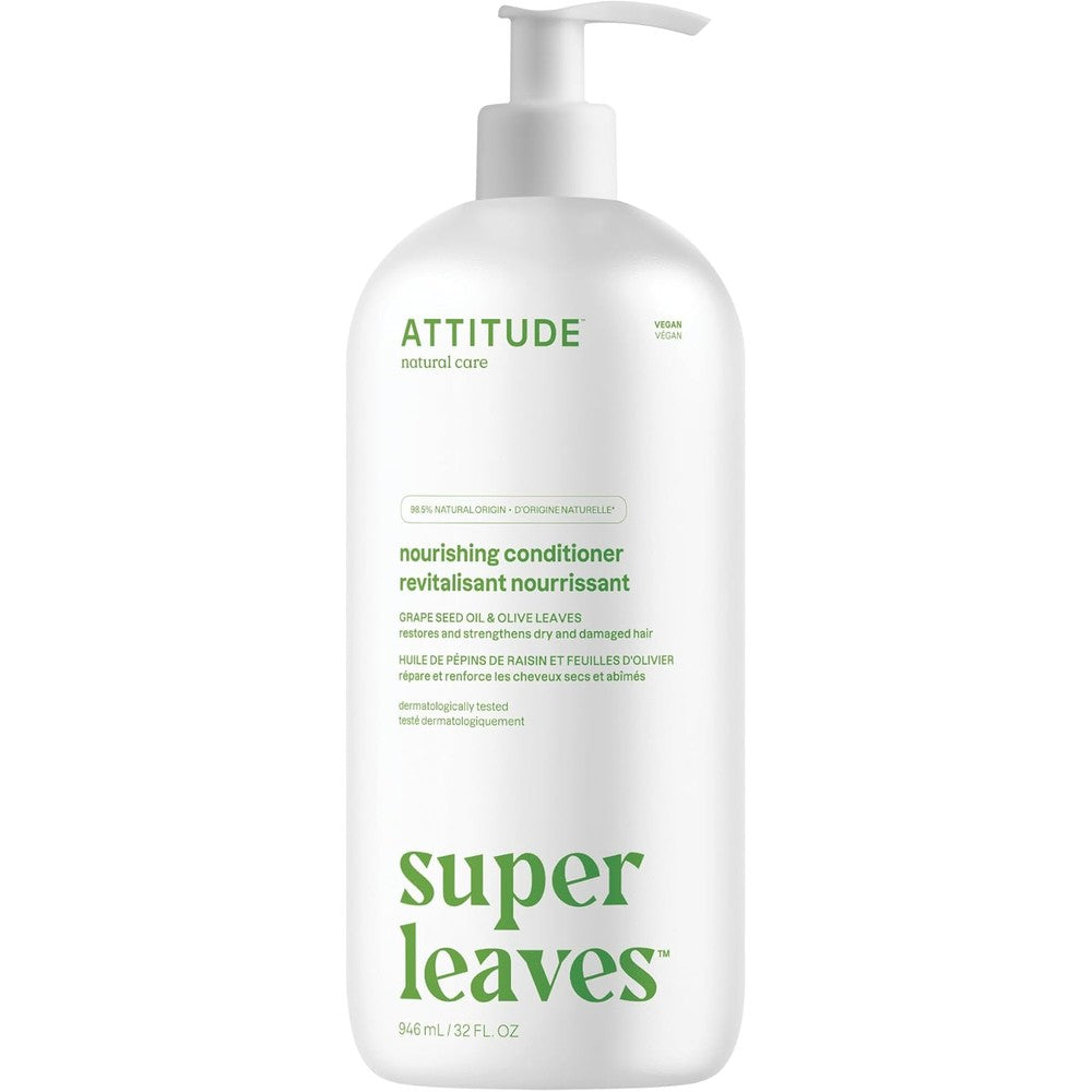 Attitude Super Leaves Nourishing Hair Conditioner 32 Fluid Ounces front view