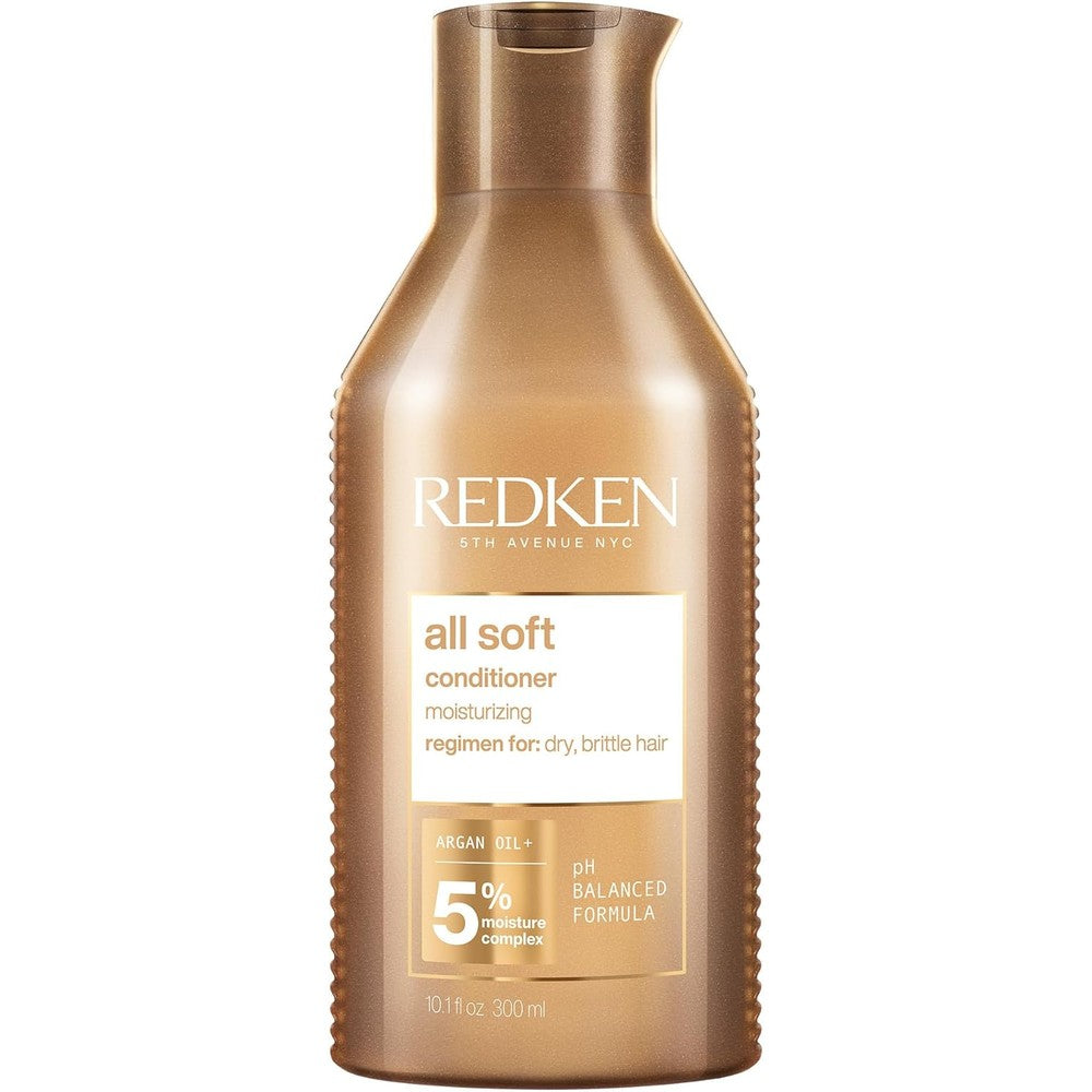 Redken All Soft Conditioner 10.1 Fluid Ounces front view for dry hair