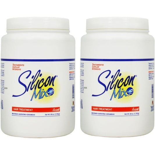 Silicon Mix Intensive Hair Treatment front view sixty fluid ounce pack of two container