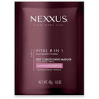 Nexxus Vital 8-In-1 Rejuvenating Masque front view travel size packet