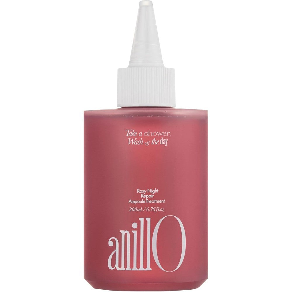 ANILLO Rosy Night Hair Ampoule Treatment front view bottle packaging