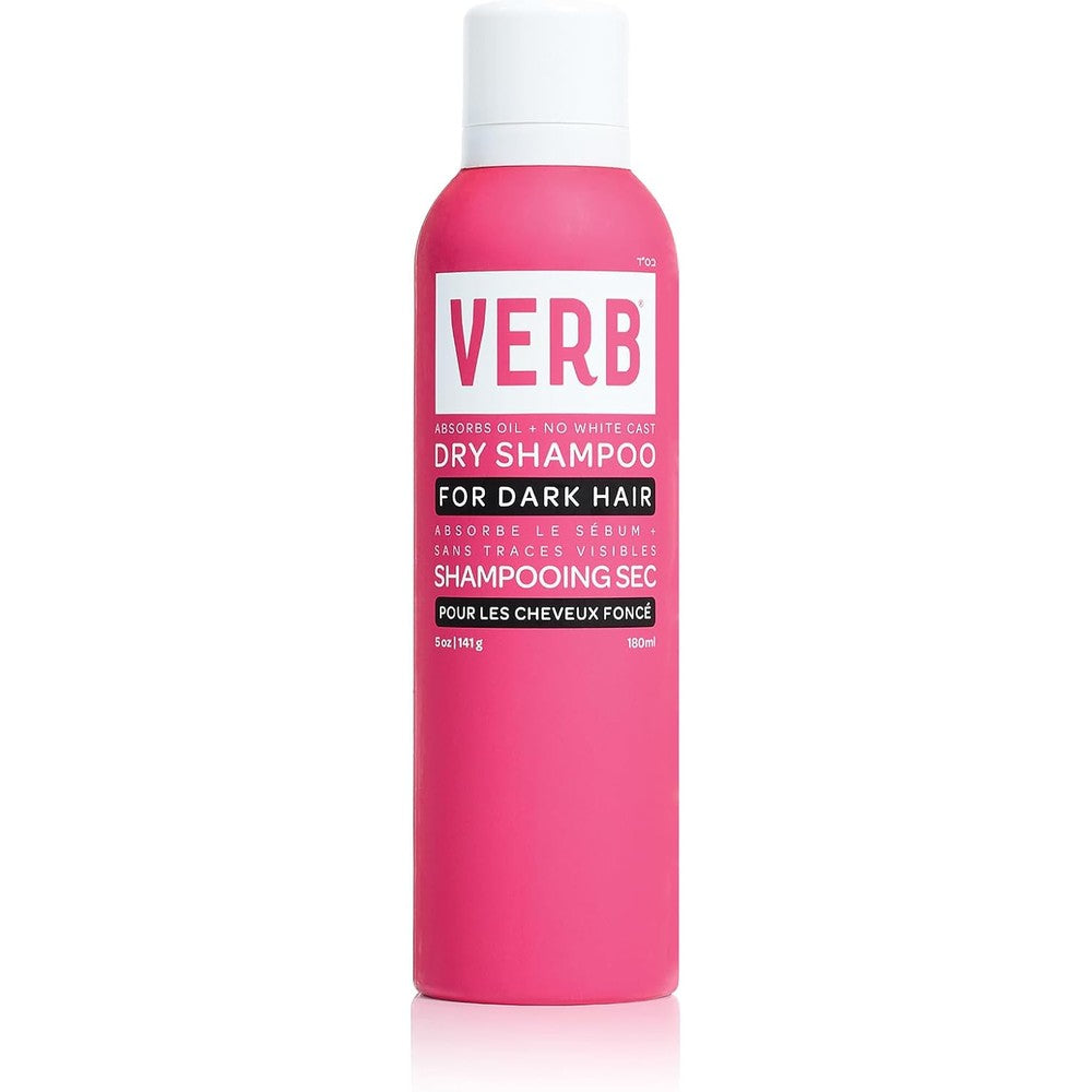 Verb Dry Shampoo Dark front view in 5 ounce canister