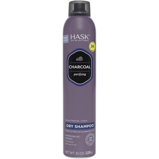 Hask Charcoal Purifying Dry Shampoo front view bottle