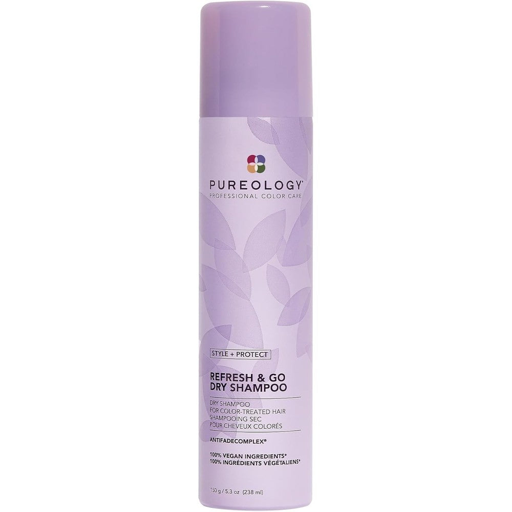 Pureology Style and Protect Refresh and Go Dry Shampoo front view canister