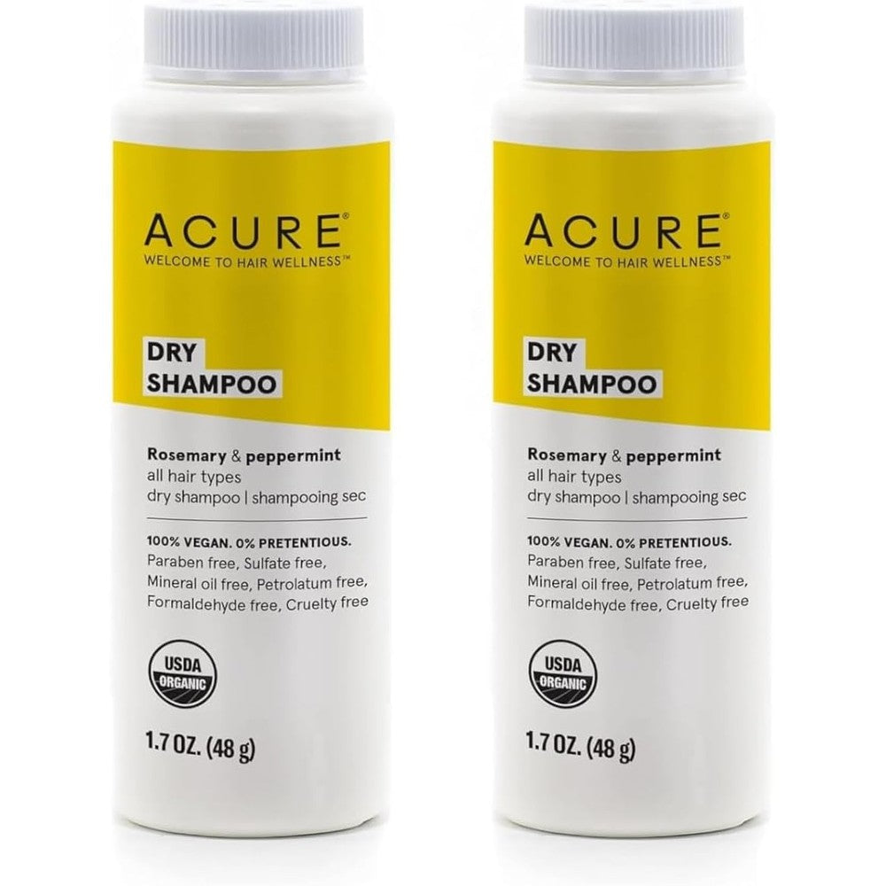 Acure Dry Shampoo Mini Powder 1.7 Ounce front view