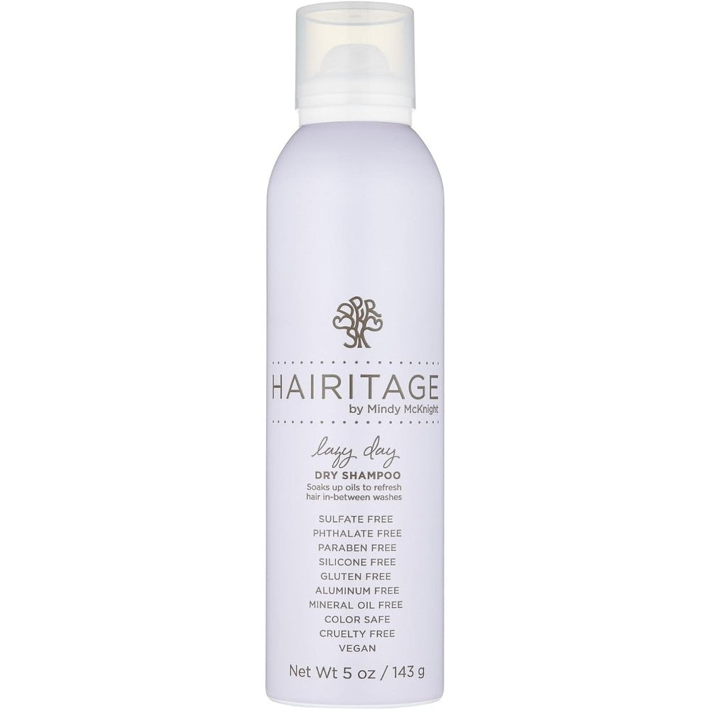 Hairitage Lazy Day Volumizing Dry Shampoo For Women Adds Texture And Refreshes Oily Hair Clean And Sulfate Free Cherry And Amber Scent 5 Ounce - Image 1