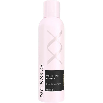 Nexxus Volume Refresh Dry Shampoo five ounce bottle front view for hair volumizing