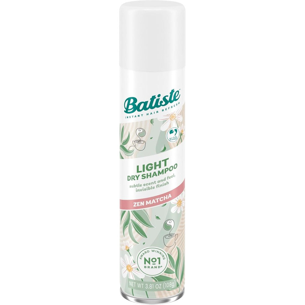 Batiste Light Dry Shampoo Zen Matcha front view bottle