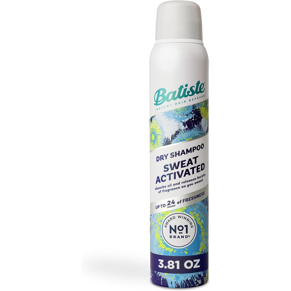 Batiste Sweat Activated Dry Shampoo 3.81 Ounce bottle front view