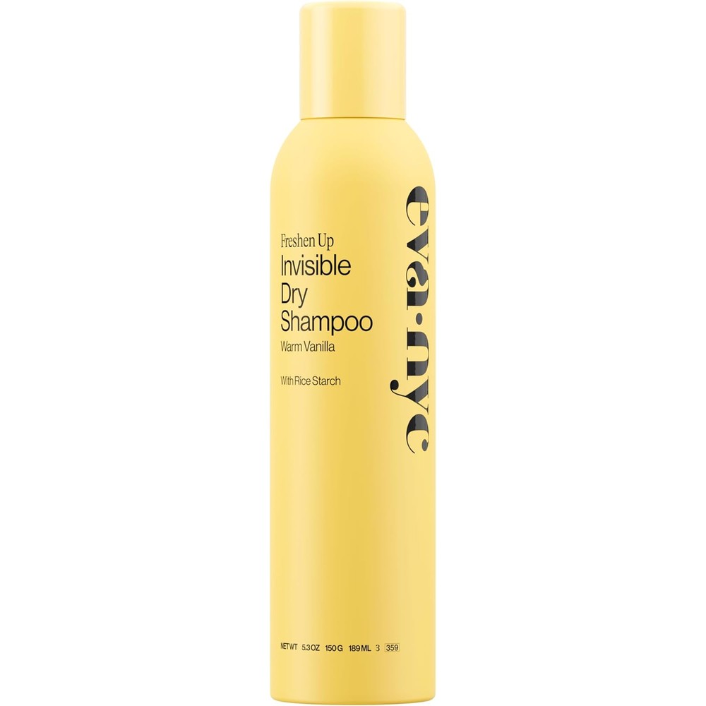 Eva NYC Freshen Up Invisible Dry Shampoo front view bottle for salon quality hair refresh