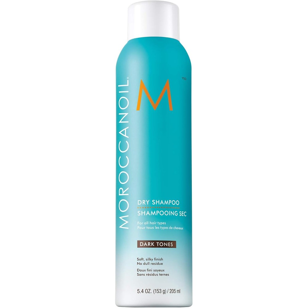 Moroccanoil Dry Shampoo Dark Tones 205 Milliliters front view aerosol bottle