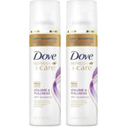 Dove dry shampoo spray volume and fullness front view twin pack
