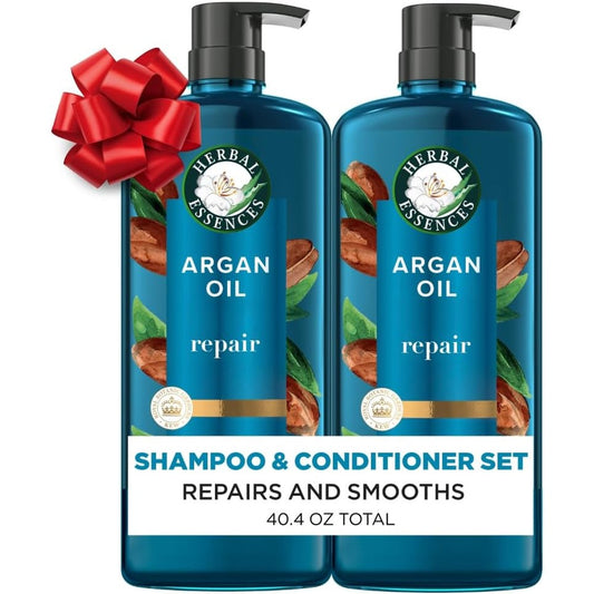 Herbal Essences Argan Oil Repair Shampoo and Conditioner 2 Pack front view