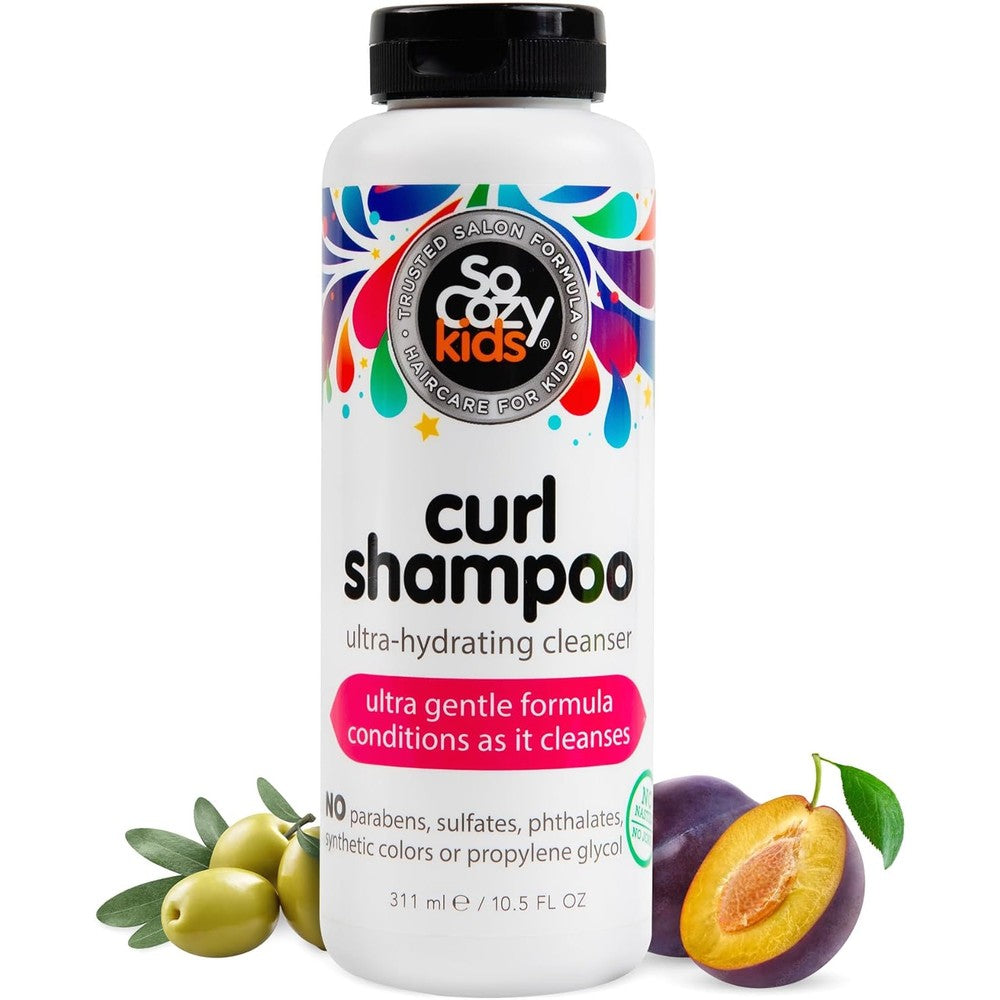 SoCozy Boing Curl Shampoo front view authentic kids hydrating cleanser