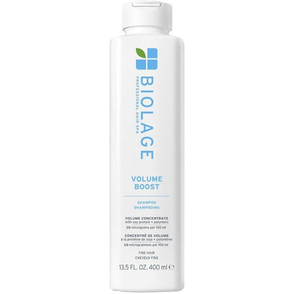 Biolage Volume Boost Shampoo front view packaging for fine hair volumizing care