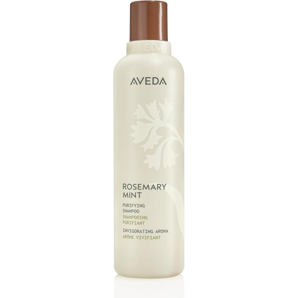 Aveda Rosemary Mint Purifying Shampoo front view bottle for clarifying oily hair