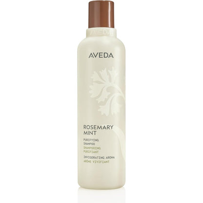 Aveda Rosemary Mint Purifying Shampoo front view bottle for clarifying oily hair