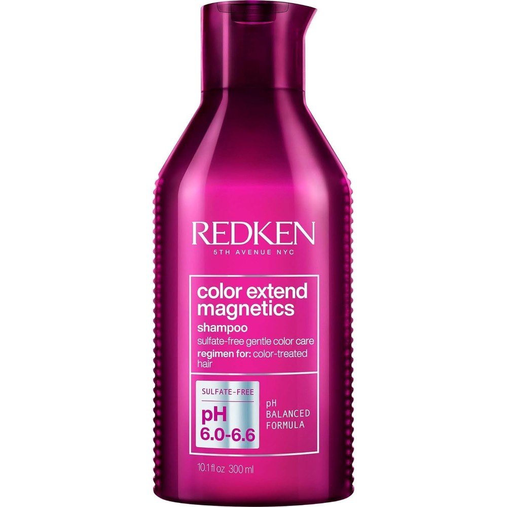 Redken Color Extend Magnetics Shampoo 300 ml front view bottle for salon color protection